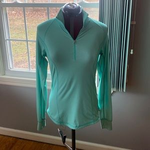 Light green striped long sleeve shirt